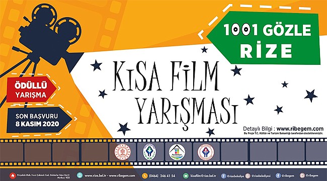 Rize Belediyesi'nden ödüllü Kısa Film yarışması