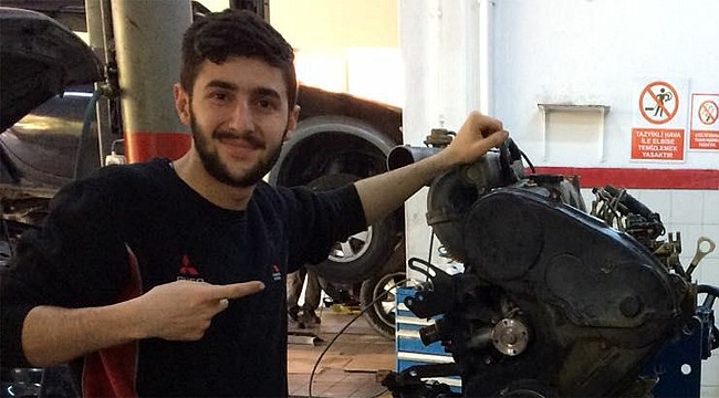 Rize'de kafasına yorgun mermi düşen genç yaralandı