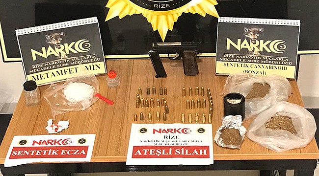 Rize'de uyuşturucu operasyonu: 8 kişi yakalandı, 1 kişi tutuklandı