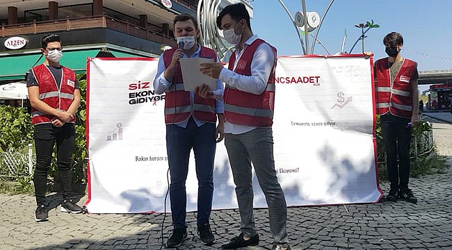 Saadet Rize Gençliği Rizelilere ekonomiyi sordu