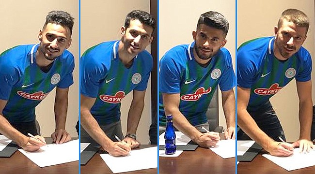 Çaykur Rizespor'dan 4 imza birden