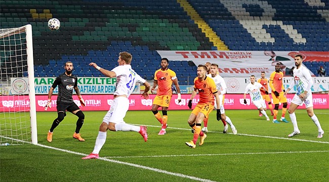 Çaykur Rizespor, Galatasaray'a karşı farklı mağlup oldu