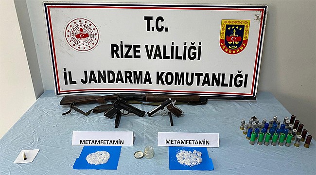 Kalkandere'de uyuşturucu operasyonu