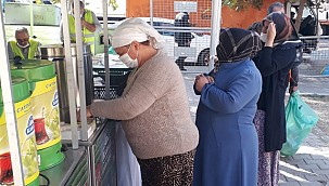 Karali Çay depremzedelerin yanında