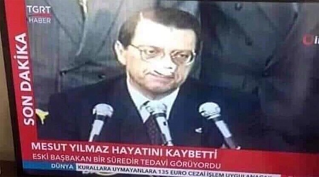 TGRT Haber'in Mesut Yılmaz paylaşımına tepki yağdı