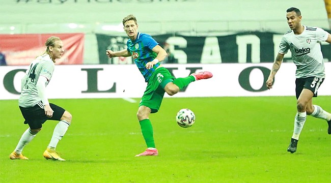 Çaykur Rizespor Beşiktaş'tan fark yedi