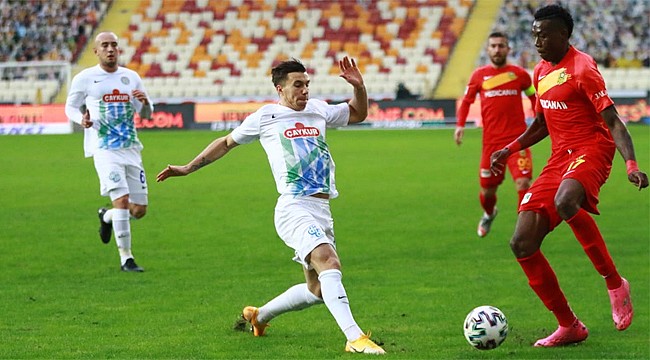 Çaykur Rizespor Malatya'da hüsrana uğradı