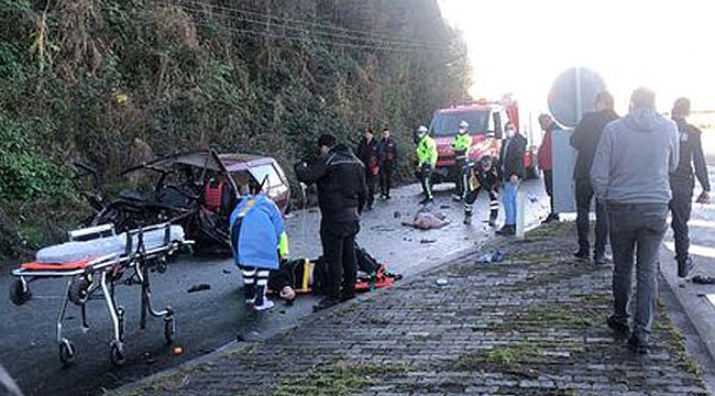 Fındıklı'da trafik kazası: 1 ölü, 2 yaralı