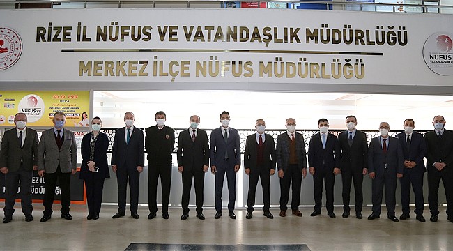 Rize İl Nüfus ve Vatandaşlık Müdürlüğü yeni yerinde hizmete başladı