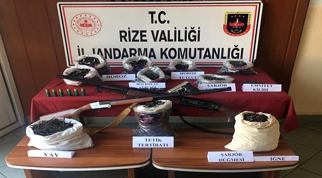 Rize Jandarması 1 ayda 232 kişiyi yakaladı