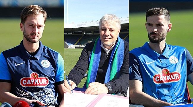 Rizespor'da Sumudica, Sabo ve Dokovic imza attı