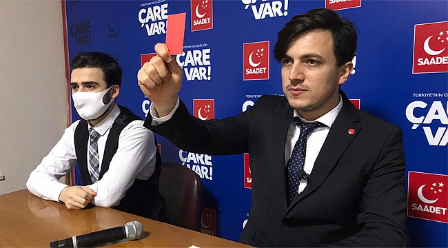 Saadet Rize Gençlerinden İktidara Kırmızı Kart