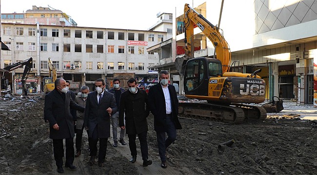 Belediye Bloklarında yıkım öncesi son inceleme