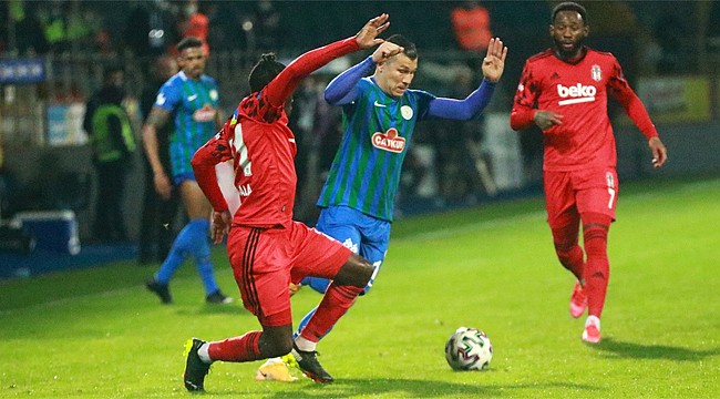 Çaykur Rizespor Beşiktaş'tan da puan alamadı