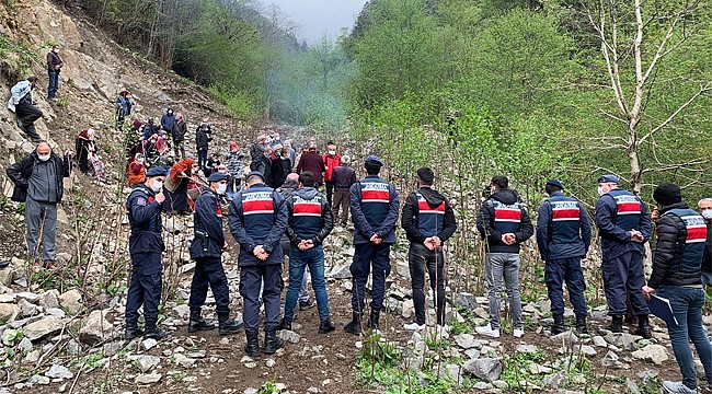 İkizdere'de taş ocağı yapımına yöre halkı tepkili