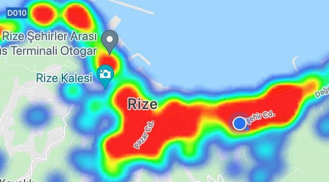 Rize'de vaka sayıları düşüşe geçti