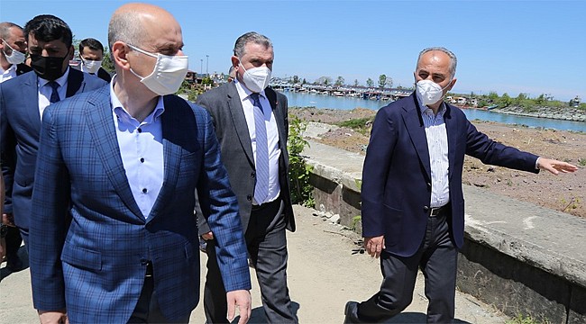Ulaştırma ve Altyapı Bakanı Karaismailoğlu Rize'de