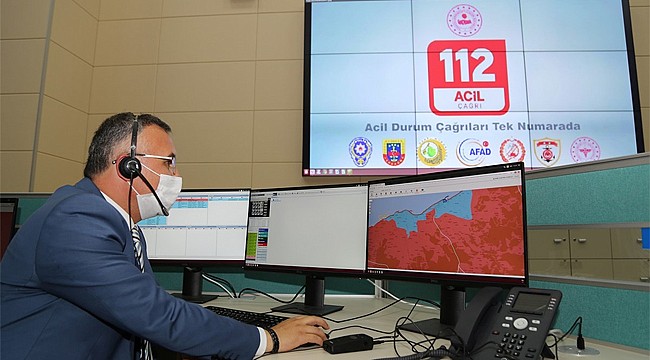 Rize 112 Acil Çağrı Merkezi hizmete başladı