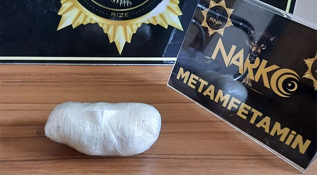 Rize'de uyuşturucu ele geçirildi: 1 kişi tutuklandı