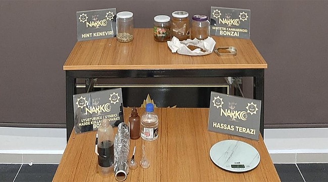 Rize'de uyuşturucusu baskını: 1 kişi tutuklandı