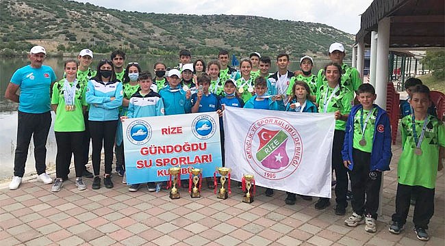 Rizeli Kanocular 22 madalya ile döndüler