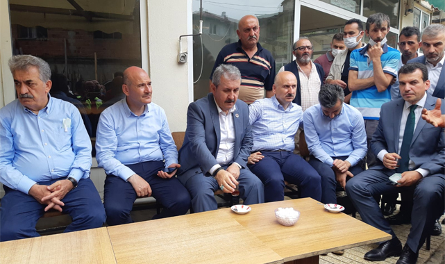 Bakanlar afet bölgelerindeki incelemelerine devam ediyor