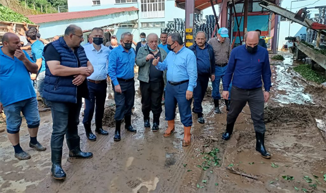 Çaykur'un 2 fabrikası da sel felaketinden etkilendi
