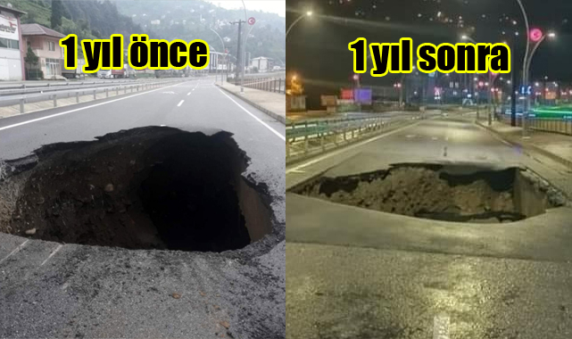 Cumhurbaşkanı Erdoğan'ın yolu yine çöktü