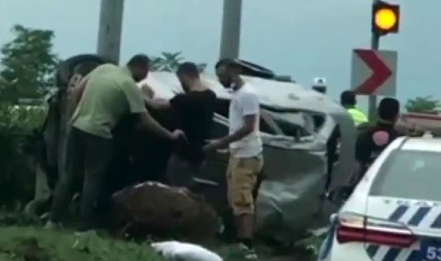 İyidere'de trafik kazası: 7 yaralı