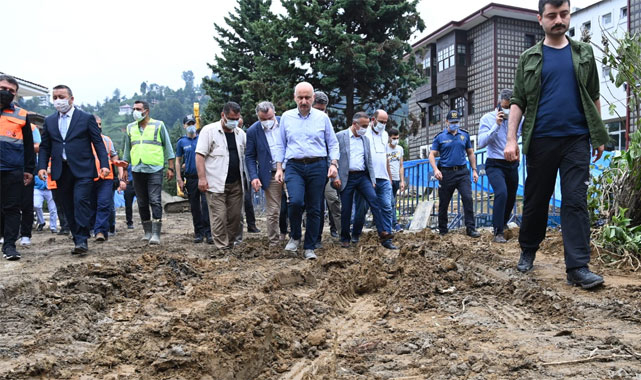 Rize'de 4 ilçe ve 5 belde Afet Bölgesi ilan edildi