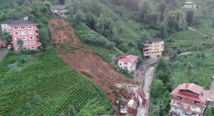 Rize'de afetin boyutları ortaya çıkıyor