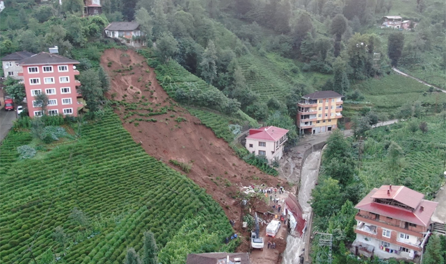 Rize'de afetin boyutları ortaya çıkıyor
