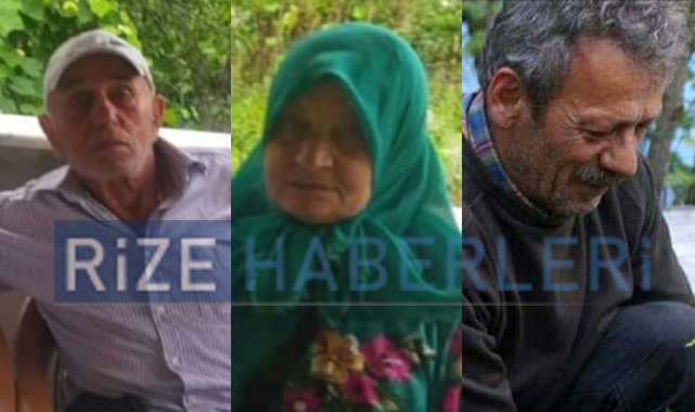 Rize'de meydana gelen selde 3 kişi kayboldu