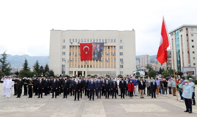 Rize'de 30 Ağustos Zafer Bayramı törenle kutlandı
