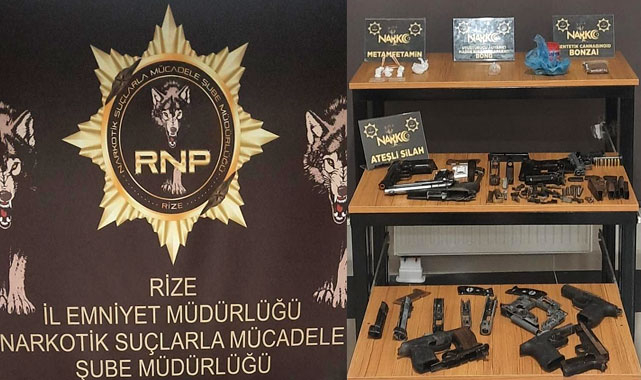 Rize'de uyuşturucu taciri 3 kişi tutuklandı
