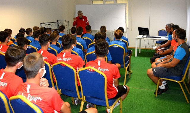 Rizespor'un yeni akademi direktöründen alt yapıya iletişim temalı toplantı