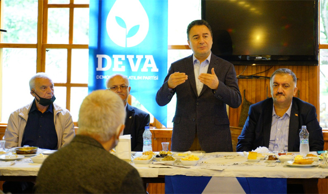 DEVA Partisi Genel Başkanı Ali Babacan Rize'de