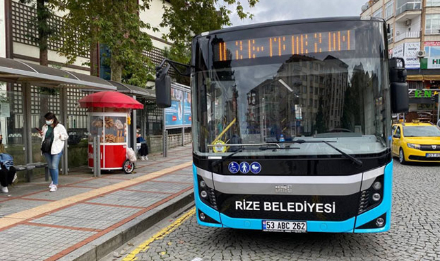 Rize-Trabzon Belediye Otobüsü seferleri başladı