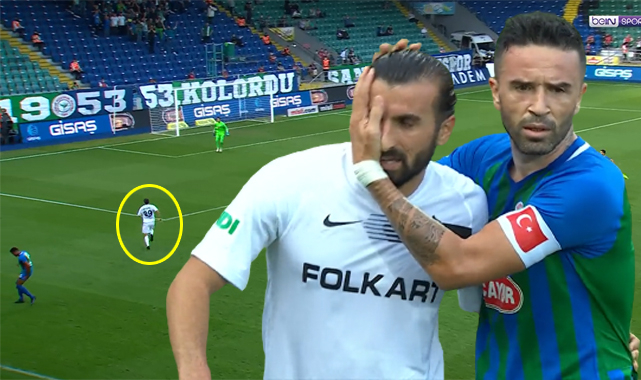 Rizespor maçındaki davranışıyla alkış aldı