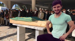 Çay fabrikasındaki patlamada ölen genç Sinan toprağa verildi