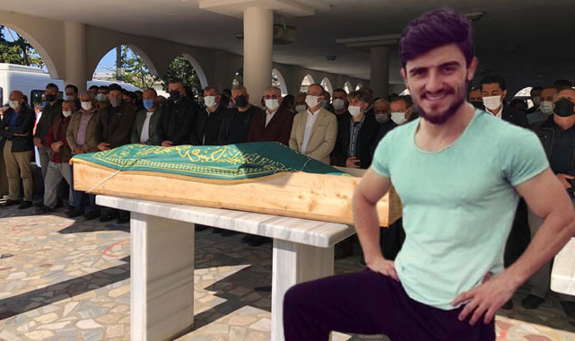 Çay fabrikasındaki patlamada ölen genç Sinan toprağa verildi