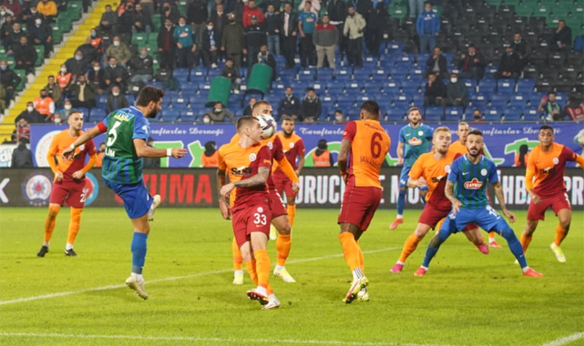 Galatasaray'a Rize'de son saniyede hakem kıyağı