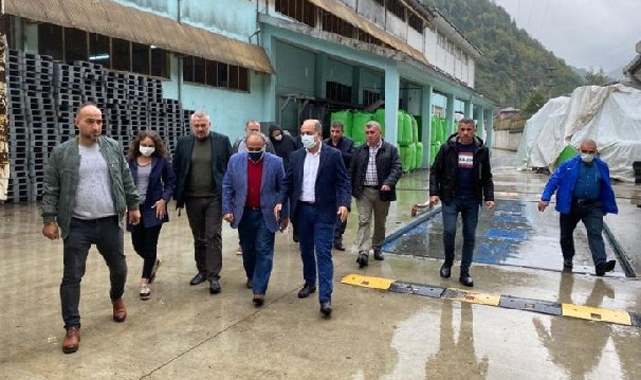 Öz Gıda-İş Genel Başkan Yardımcısı Çukutli Rize'de
