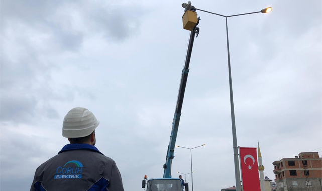 Çoruh Edaş, Kalkandere'de kışa hazır