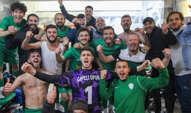 Namağlup Lider Çayelispor'dan 4 dörtlük galibiyet