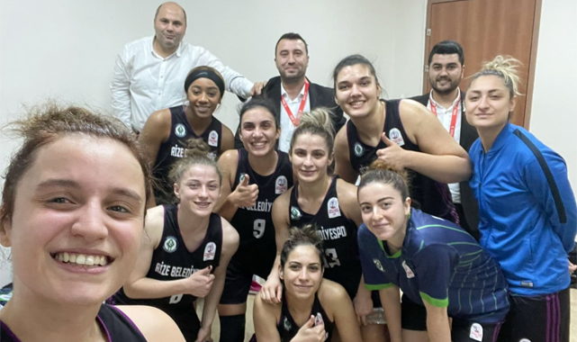 Rize Belediyesi'nin perileri galibiyetleri seriye dizdi