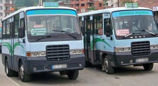 Rize'de dolmuş ücretlerine zam geldi