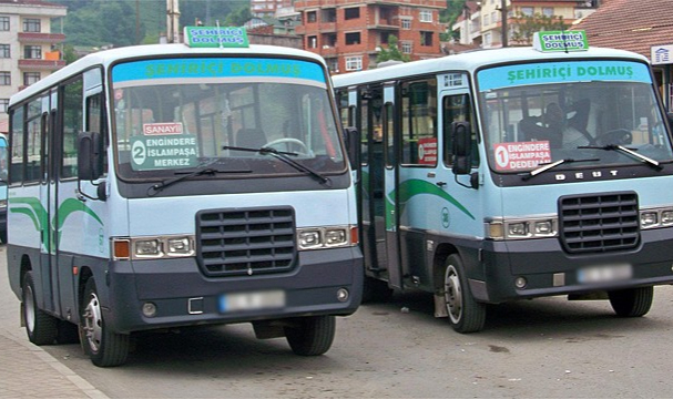 Rize'de dolmuş ücretlerine zam geldi