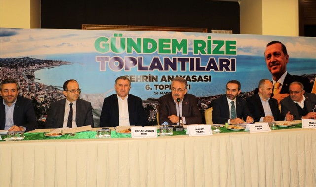 AK Parti, Gündem Rize toplantısının 6.'sını düzenledi