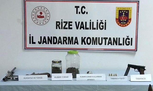 Kalkandere'de uyuşturucu operasyonu